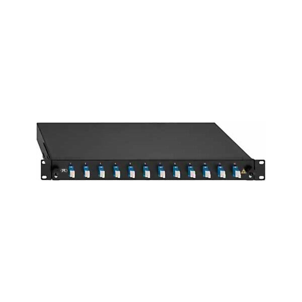 Rutenbeck BasicLine Spleissbox 12xLC-D OS2 blau 2280303120